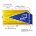 Los Angeles Football Cornhole Boards Wraps (Set of 2)