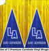 Los Angeles Football Cornhole Boards Wraps (Set of 2)