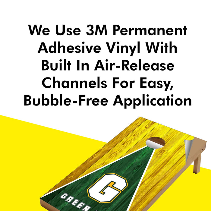 Green Bay Football Cornhole Boards Wraps (Set of 2)