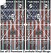 USA Drinking Cornhole Boards Wraps (Set of 2)