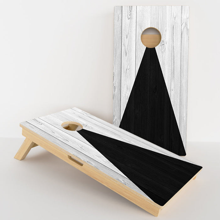 Black & Grey Professional Cornhole Boards