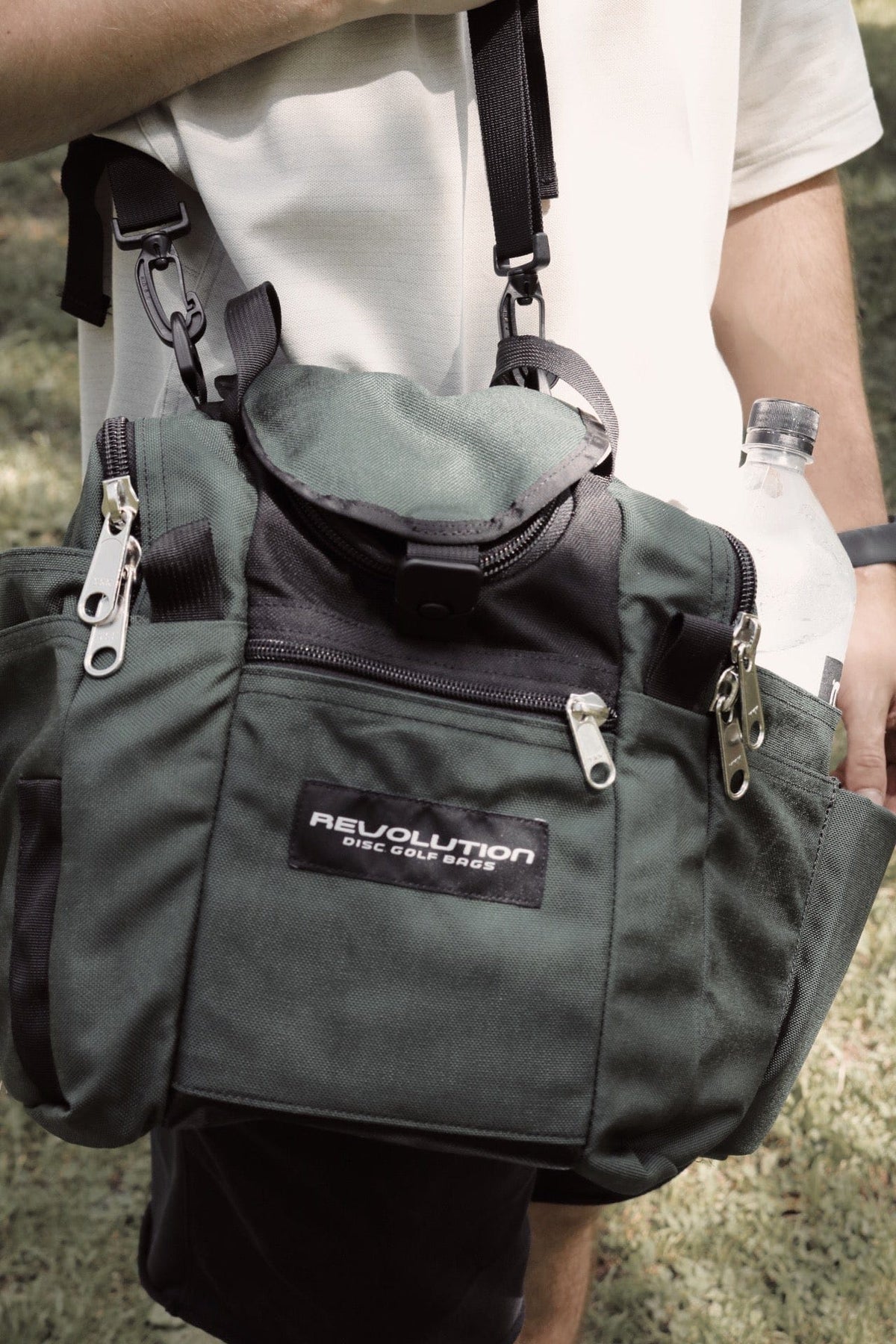 Bag Revolution Mini Deluxe V3 Disc Golf Bag - Olive Green