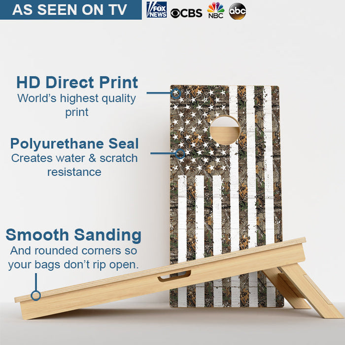 Hunters American Flag Professional Cornhole Boards