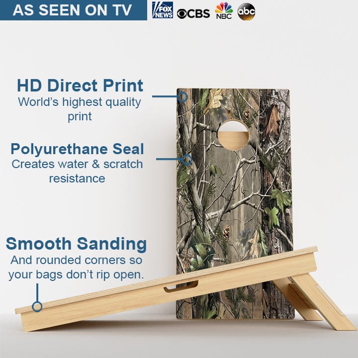 Boards Hunters Camo Professional Cornhole Boards