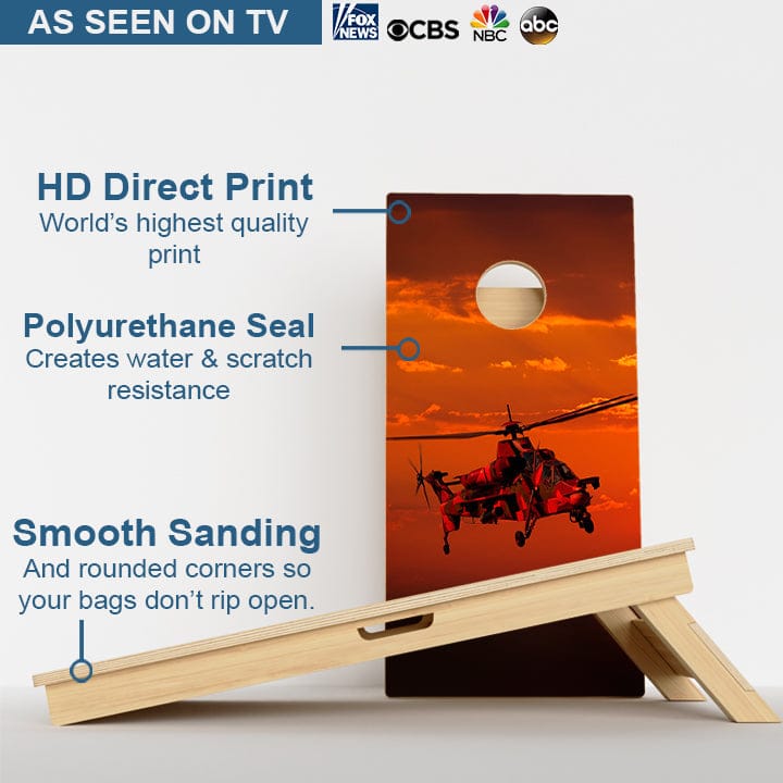 Boards Helicopter Professional Cornhole Boards