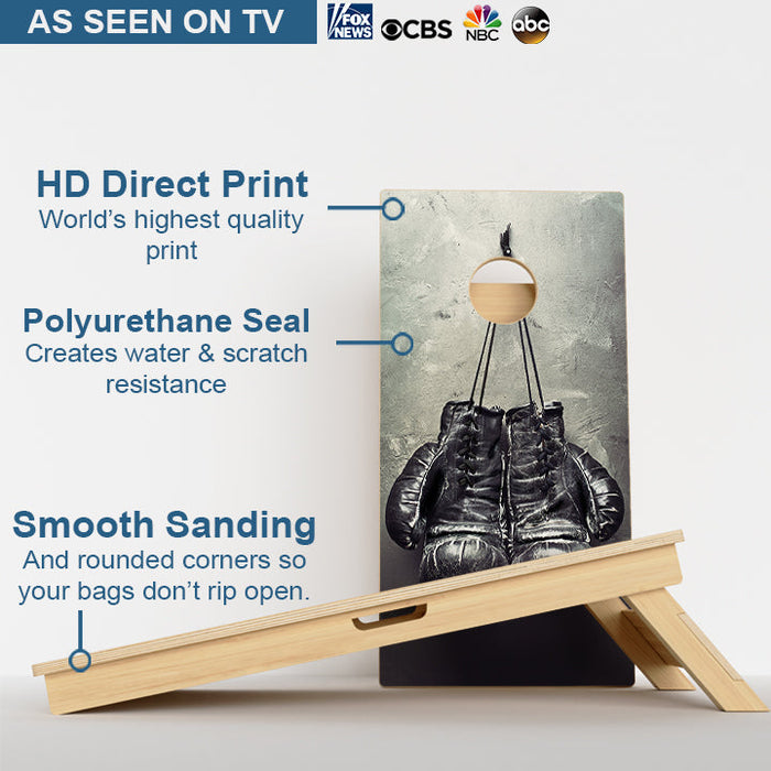 Boxing Gloves Professional Cornhole Boards