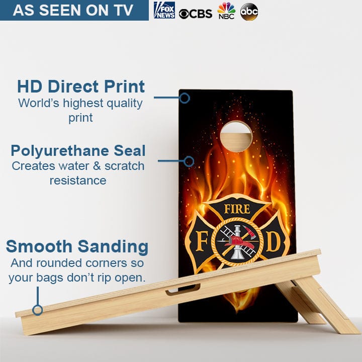 Boards Fire Department Professional Cornhole Boards