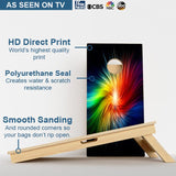Boards Rainbow Swirl Professional Cornhole Boards