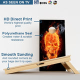 Boards Flaming Skull Professional Cornhole Boards