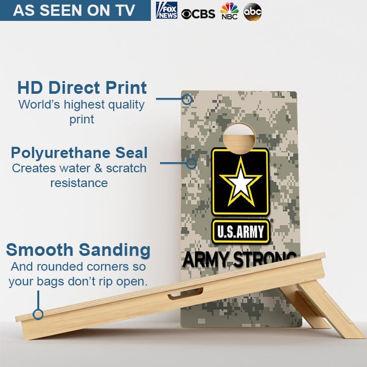 Boards US Army Strong Professional Cornhole Boards