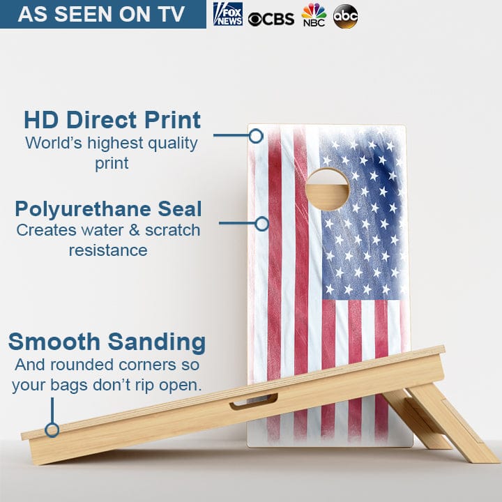 Boards Murky American Flag Professional Cornhole Boards