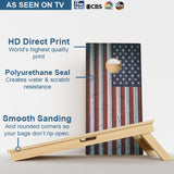 Boards Wood Panel American Flag Professional Cornhole Boards