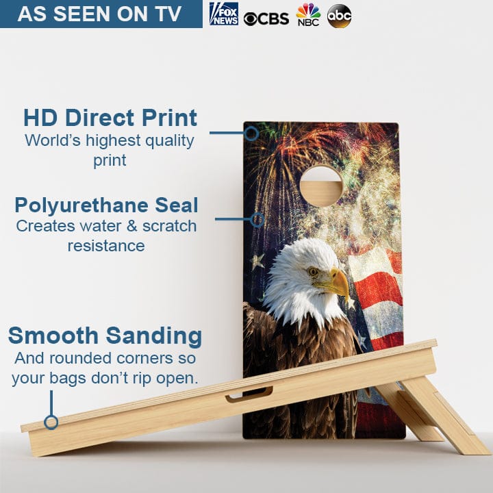Boards American Flag/Eagle Professional Cornhole Boards