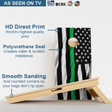 Boards Military Line American Flag Professional Cornhole Boards
