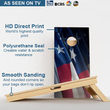 Boards Patriotic American Flag Professional Cornhole Boards