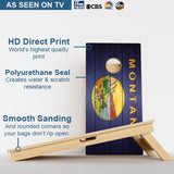 Boards Montana Flag Professional Cornhole Boards