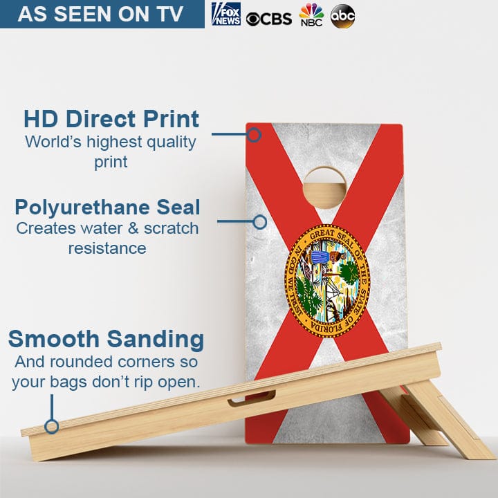 Boards Florida Flag Professional Cornhole Boards
