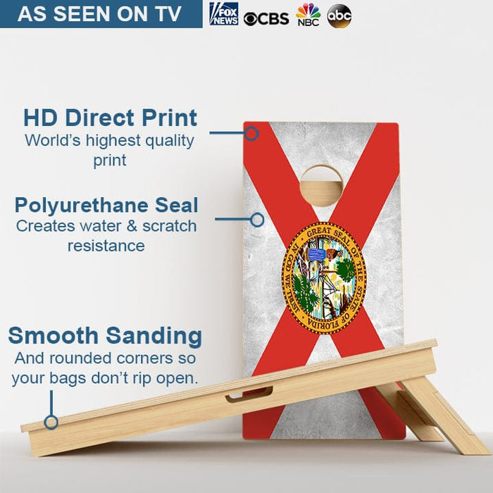 Boards Florida Flag Professional Cornhole Boards