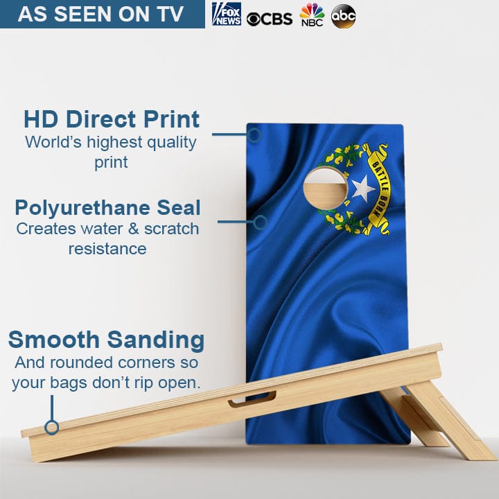 Boards Nevada Flag Professional Cornhole Boards