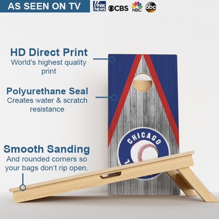Boards Chicago Baseball Professional Cornhole Boards