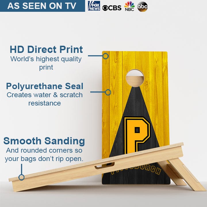 Boards Pittsburgh Baseball Professional Cornhole Boards