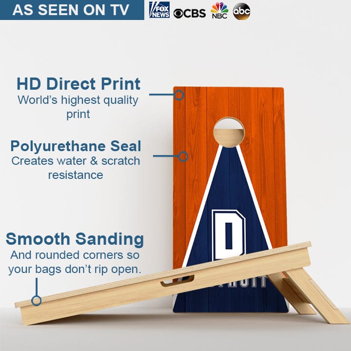 Boards Detroit Baseball Professional Cornhole Boards