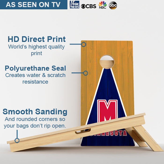 Minnesota Baseball Professional Cornhole Boards