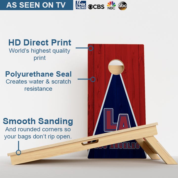 Boards Los Angeles Baseball Professional Cornhole Boards