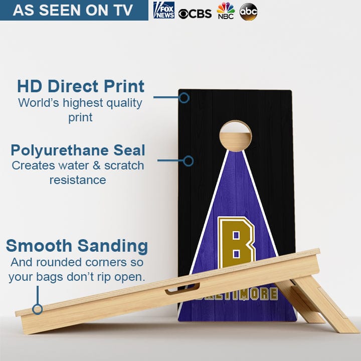 Boards Baltimore Football Professional Cornhole Boards