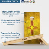 Boards New Mexico Flag Professional Cornhole Boards