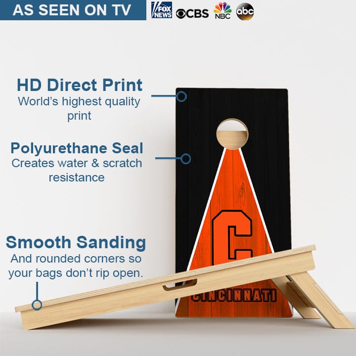 Boards Cincinnati Football Professional Cornhole Boards