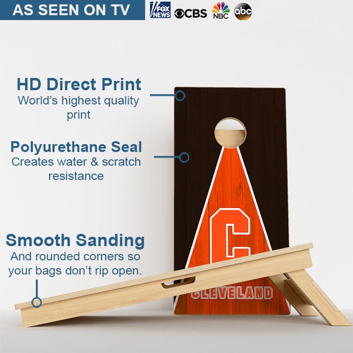 Boards Cleveland Football Professional Cornhole Boards