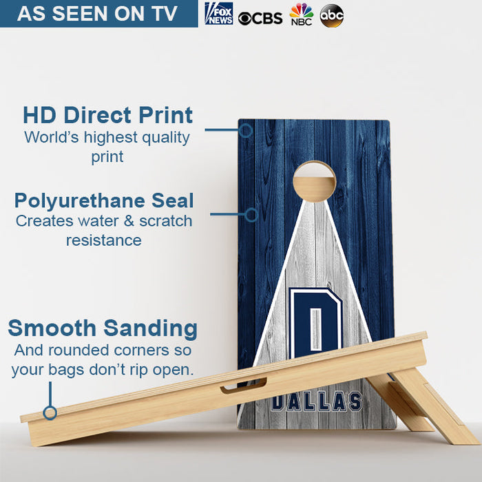Dallas Football Professional Cornhole Boards