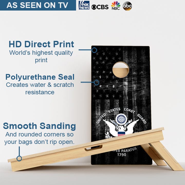Boards United States Coast Guard Professional Cornhole Boards