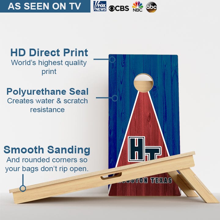 Boards Houston Football Professional Cornhole Boards