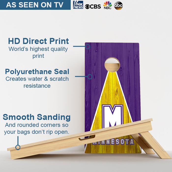 Minnesota Football Professional Cornhole Boards