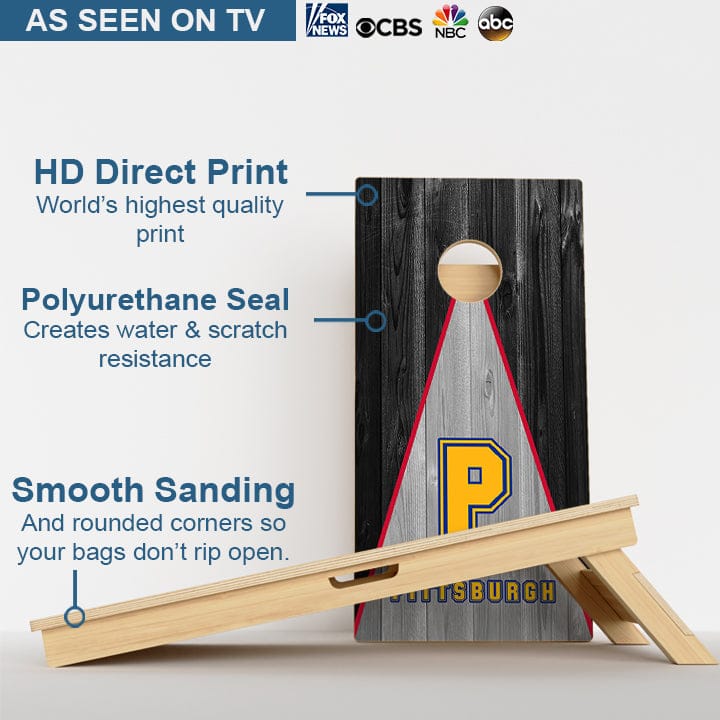 Boards Pittsburgh Football Professional Cornhole Boards