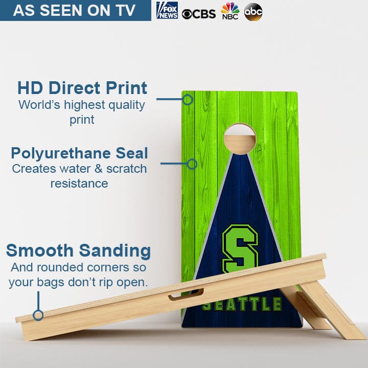 Boards Seahawks Football Professional Cornhole Boards