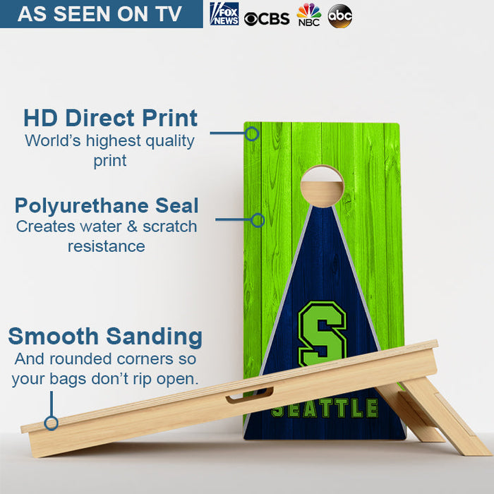 Seahawks Football Professional Cornhole Boards