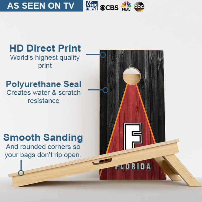 Tampa Florida Football Professional Cornhole Boards
