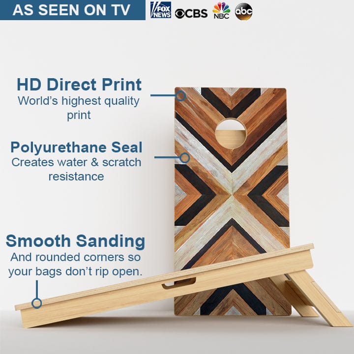 Boards Modern Wood Panels  Professional Cornhole Boards