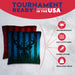 Blue Red Deer Cornhole Bags