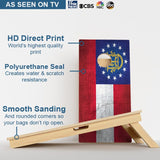 Boards Georgia Flag Professional Cornhole Boards