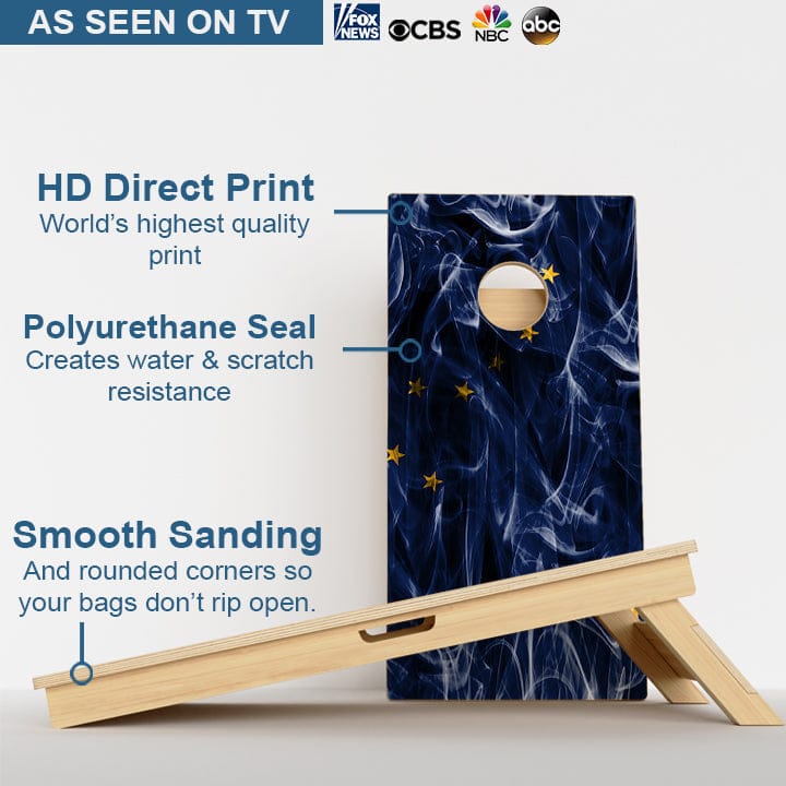 Boards Alaska Flag Professional Cornhole Boards