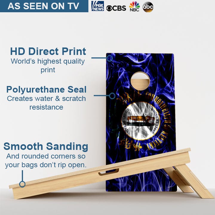 Boards Kentucky Flag Professional Cornhole Boards
