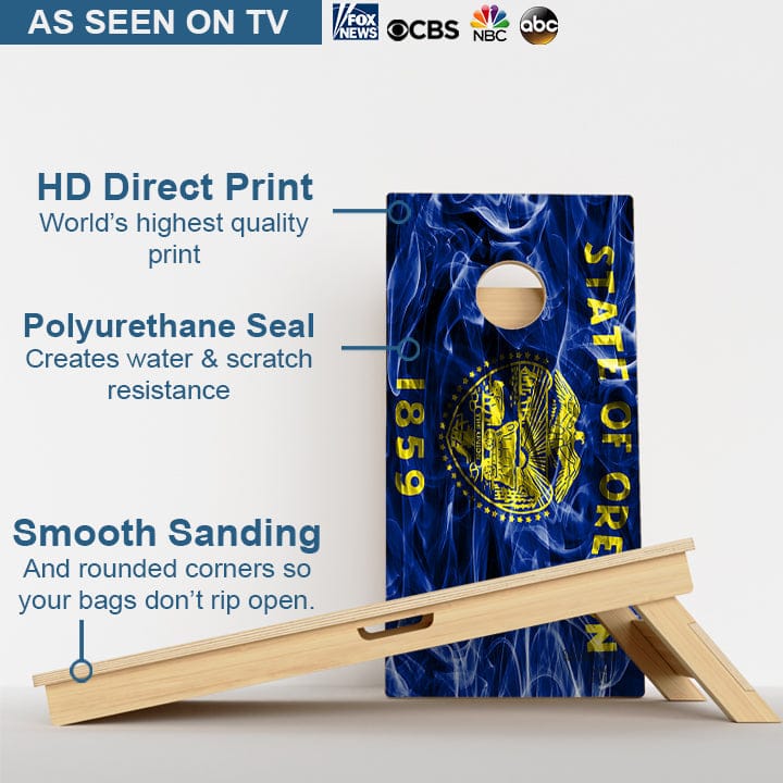 Boards Oregon Flag Professional Cornhole Boards