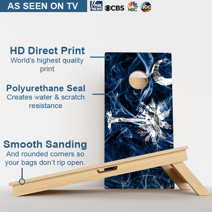 Boards South carolina Flag Professional Cornhole Boards
