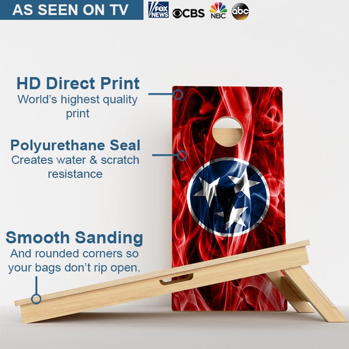 Boards Tennessee Flag Professional Cornhole Boards