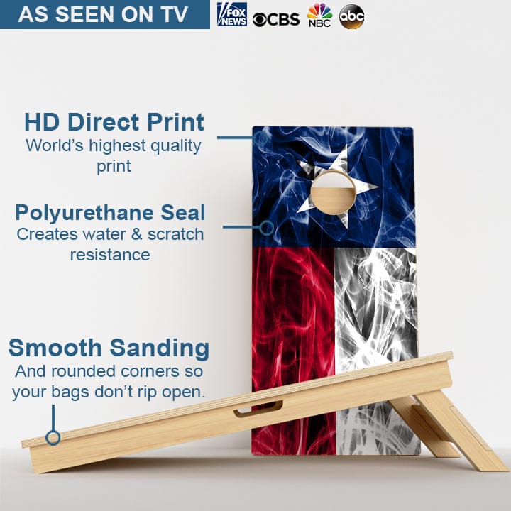Boards Texas Flag Professional Cornhole Boards