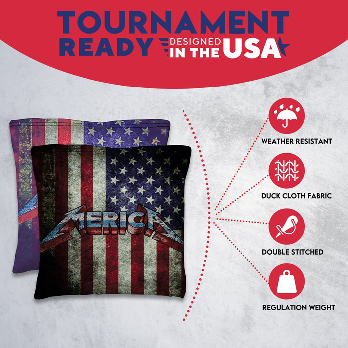 America Flag Cornhole Bags